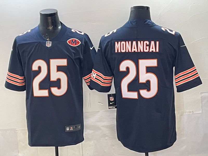 Men 2026 Chicago Bears #25 Monangai Blue Nike Limited NFL Jersey style 03